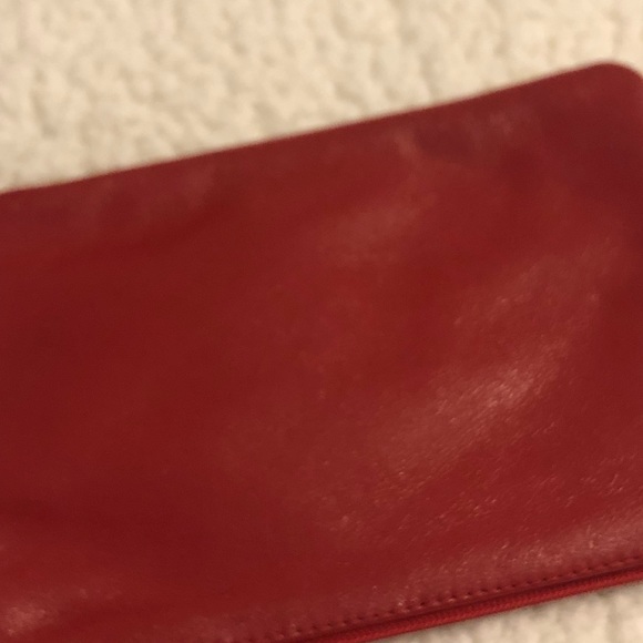 Vintage Italian Leather 3 Piece Set Red Leather - Picture 8 of 16